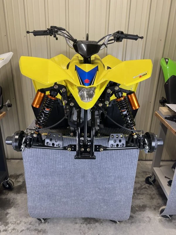 Suzuki LT-Z90 ATV Widening and Shock Conversion Kit