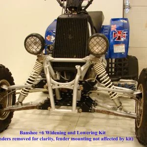 Yamaha Banshee 350 ATV Widening and Lowering Kit